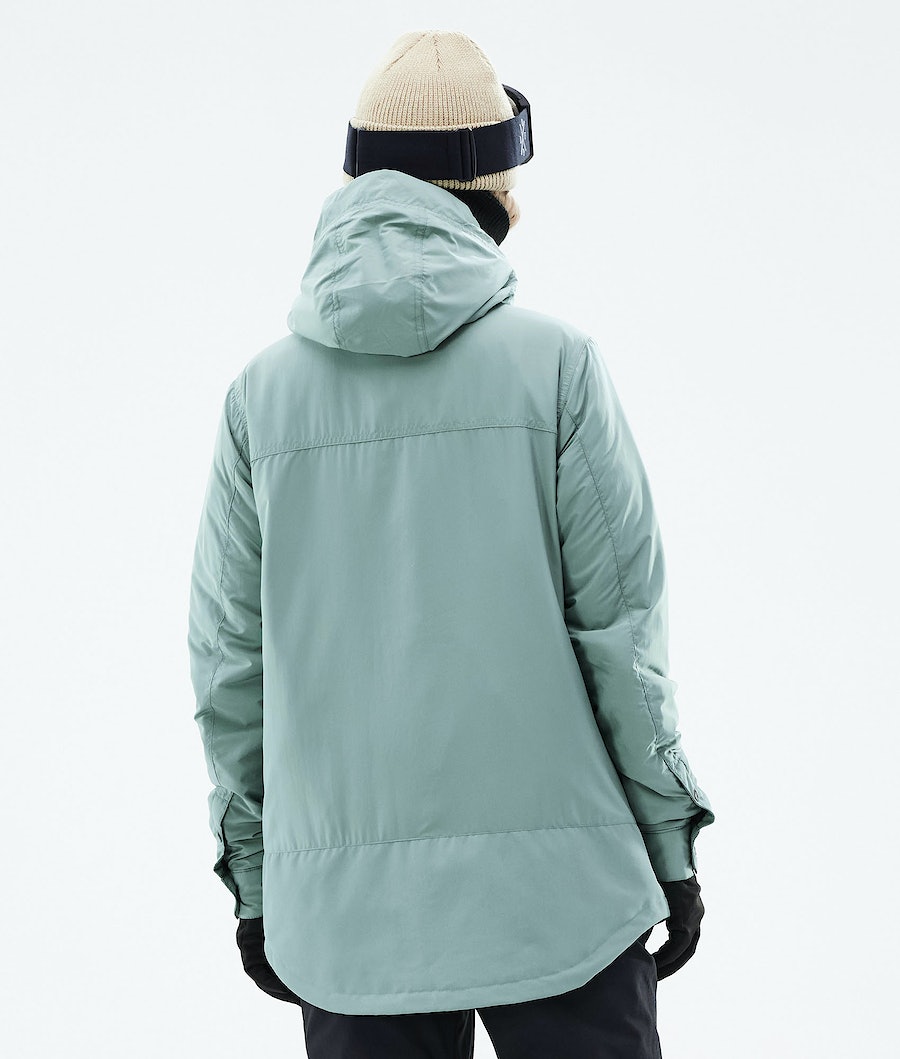 Chaqueta Snowboard Dope Insulated W Mujer Verde | 142-BSXNPO