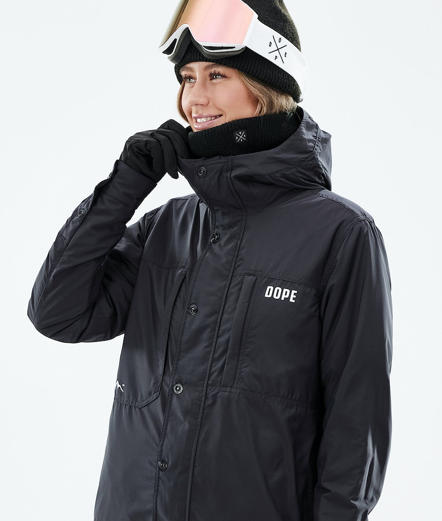 Chaqueta Snowboard Dope Insulated W Mujer Negras | 714-GRZENQ
