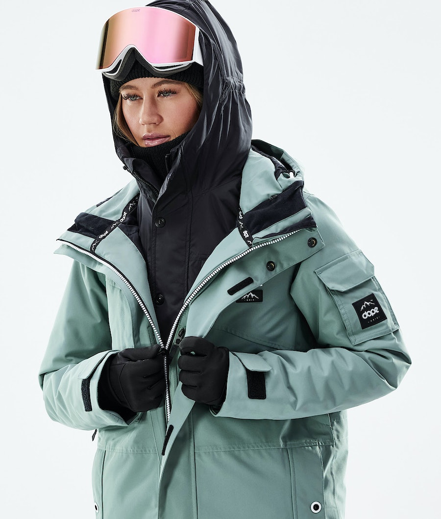 Chaqueta Snowboard Dope Insulated W Mujer Negras | 714-GRZENQ