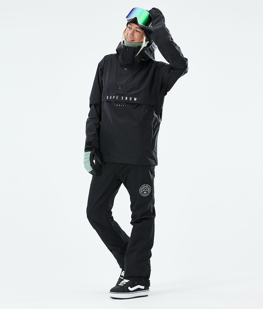 Chaqueta Snowboard Dope Legacy W 2021 Mujer Negras | 398-UFLHKI