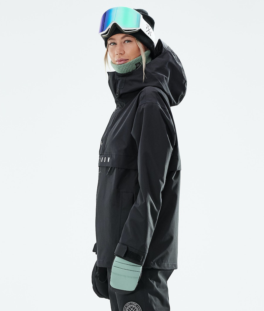 Chaqueta Snowboard Dope Legacy W 2021 Mujer Negras | 398-UFLHKI