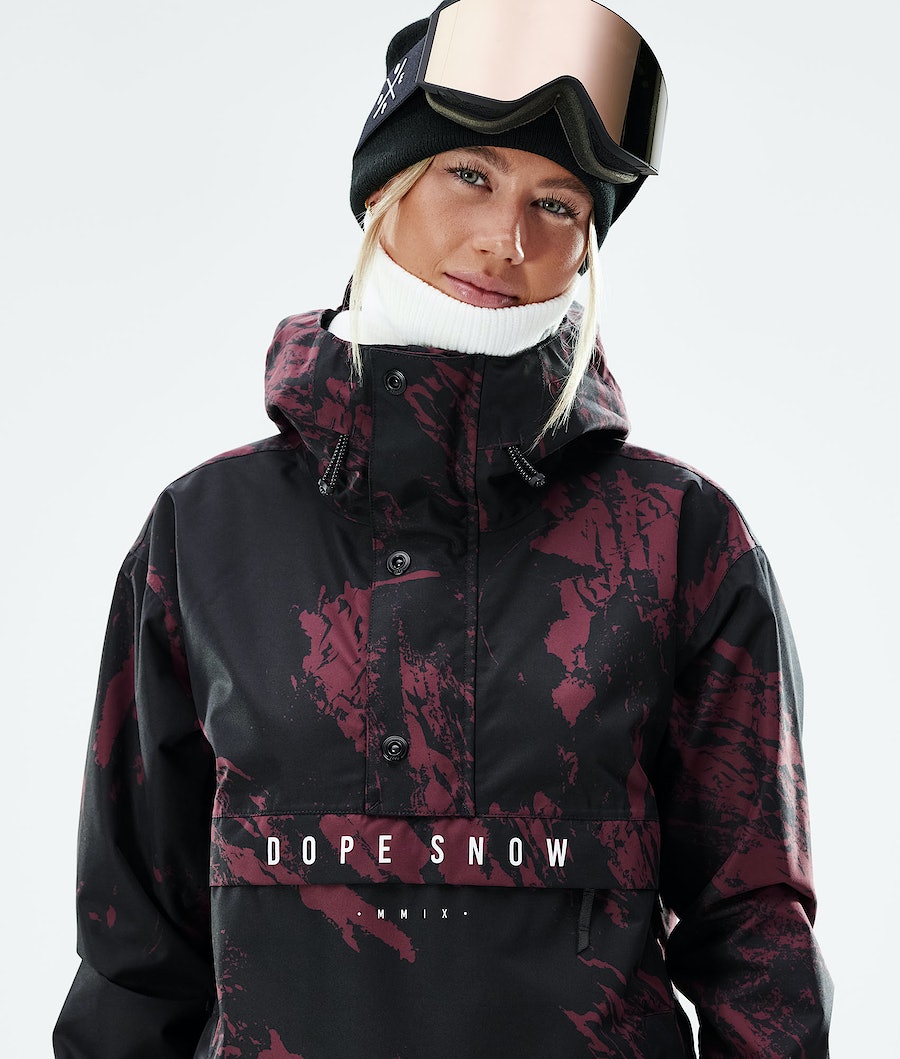 Chaqueta Snowboard Dope Legacy W 2021 Mujer Burdeos | 590-OJFWAD