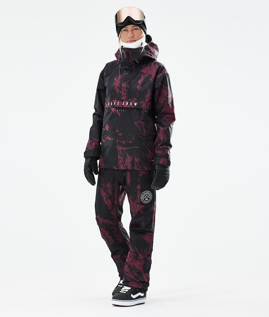 Chaqueta Snowboard Dope Legacy W 2021 Mujer Burdeos | 590-OJFWAD