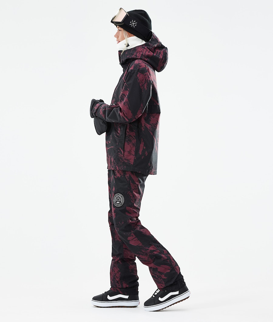 Chaqueta Snowboard Dope Legacy W 2021 Mujer Burdeos | 590-OJFWAD