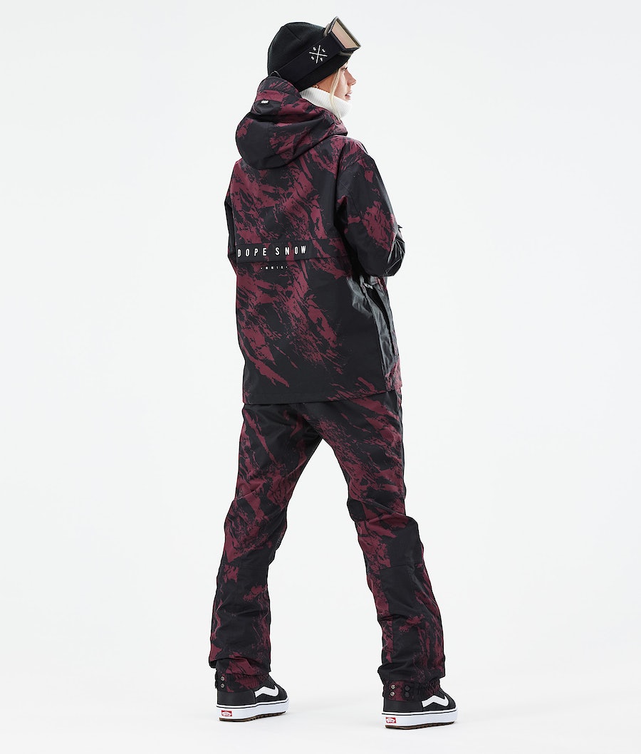 Chaqueta Snowboard Dope Legacy W 2021 Mujer Burdeos | 590-OJFWAD