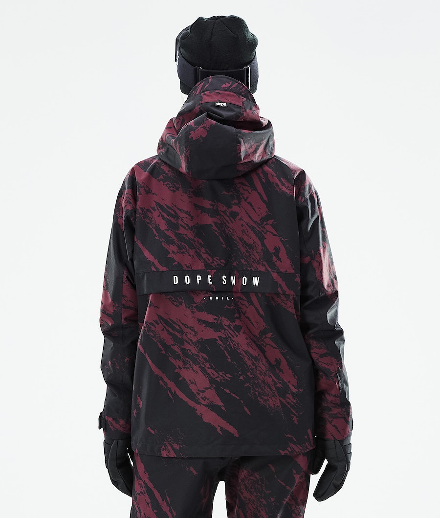 Chaqueta Snowboard Dope Legacy W 2021 Mujer Burdeos | 590-OJFWAD