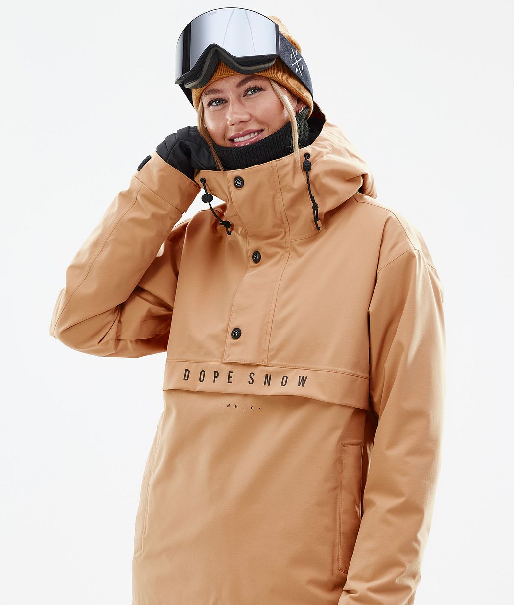 Chaqueta Snowboard Dope Legacy W Mujer Kaki Amarillo | 762-NXGYZK