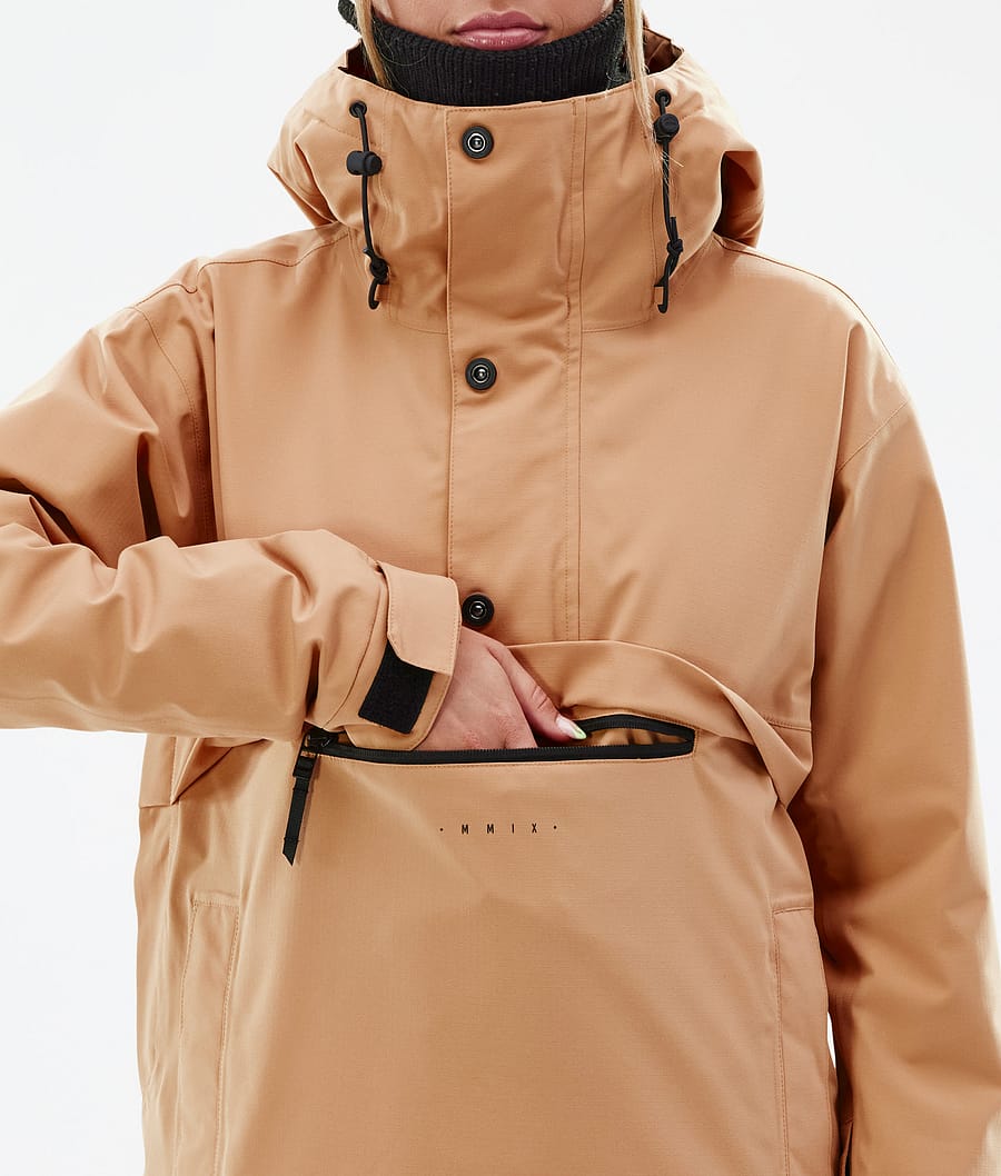 Chaqueta Snowboard Dope Legacy W Mujer Kaki Amarillo | 762-NXGYZK