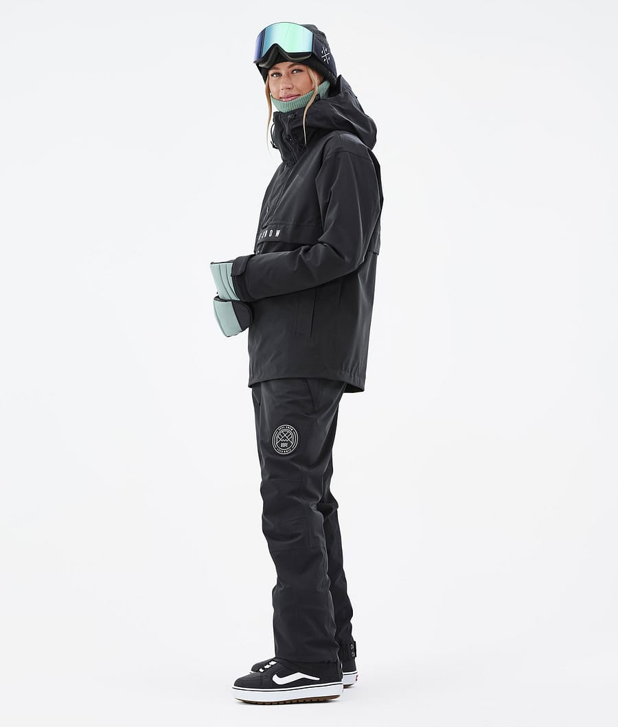 Chaqueta Snowboard Dope Legacy W Mujer Negras | 831-QBHYJZ