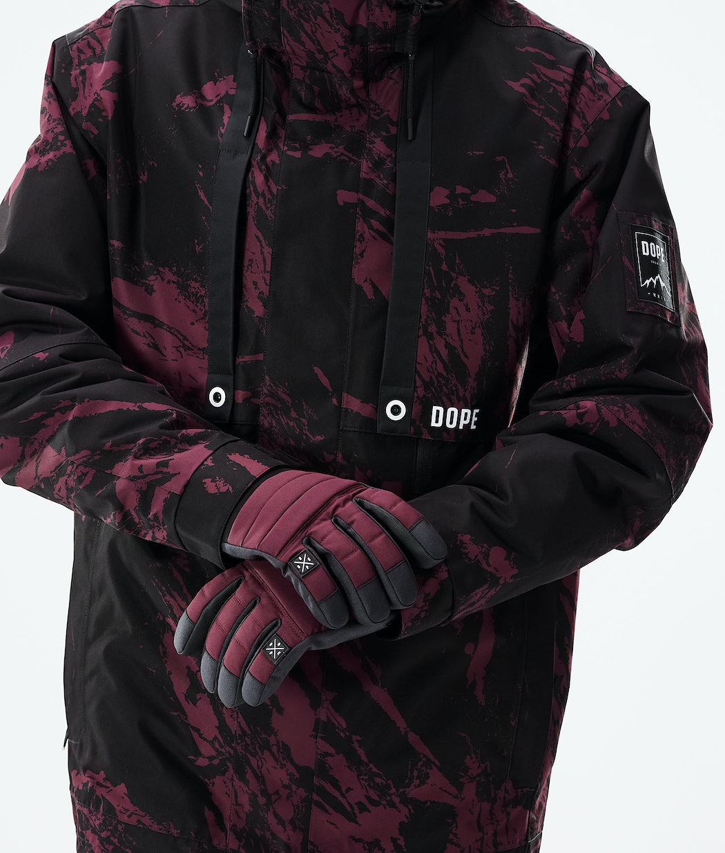 Chaqueta Snowboard Dope Mojo Hombre Burdeos | 784-CUBIPY