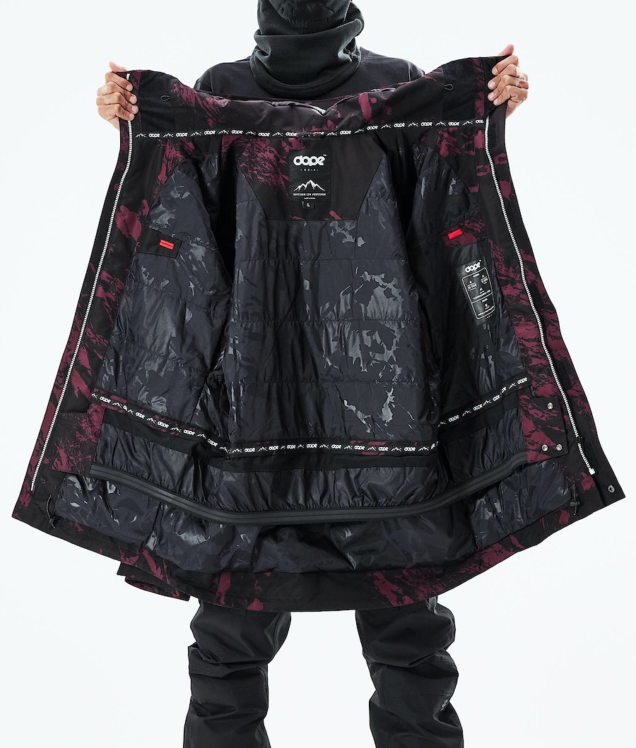 Chaqueta Snowboard Dope Mojo Hombre Burdeos | 784-CUBIPY