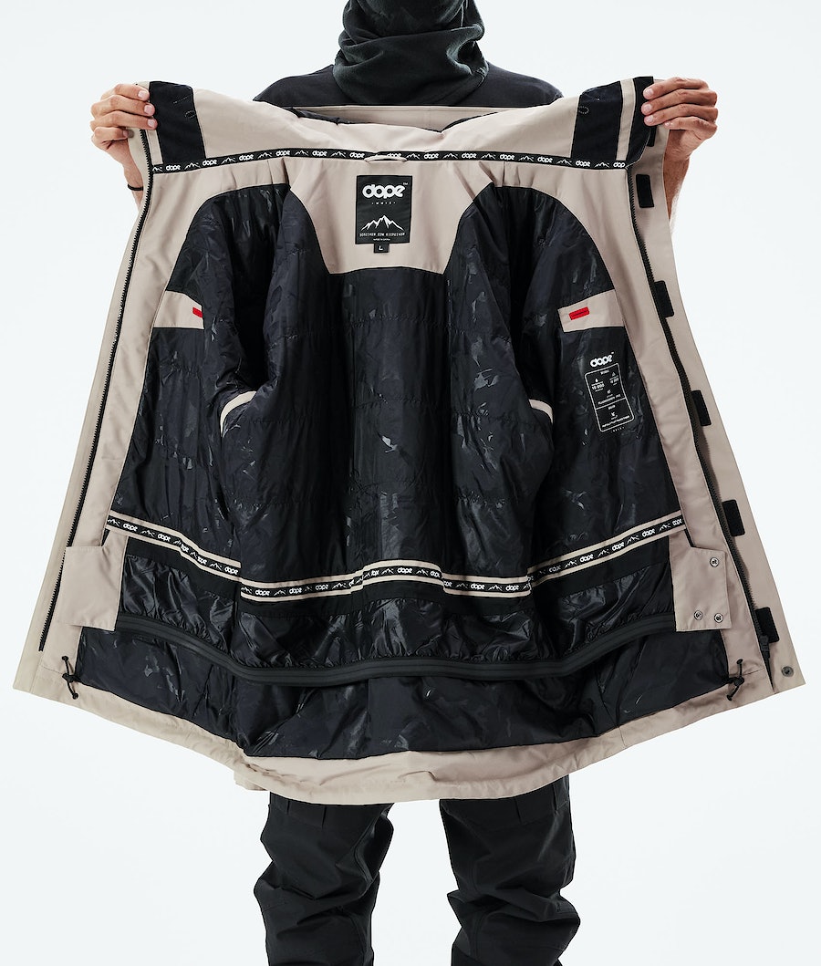 Chaqueta Snowboard Dope Mojo Hombre Marrones | 825-FCUIVJ