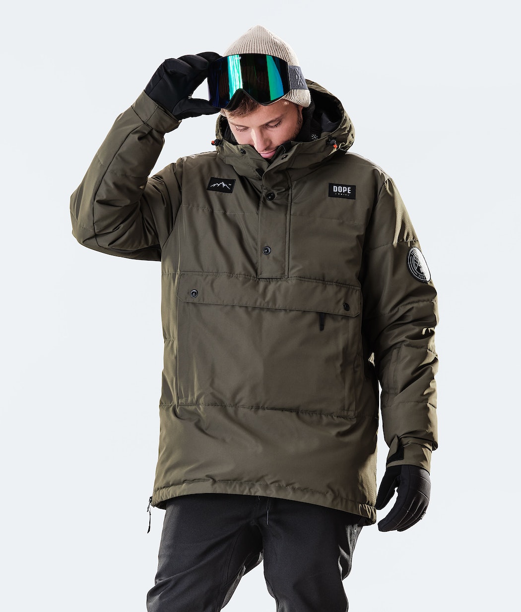 Chaqueta Snowboard Dope Puffer 2020 Hombre Verde Oliva Verde | 495-RQHTJP