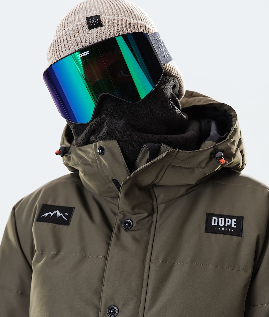 Chaqueta Snowboard Dope Puffer 2020 Hombre Verde Oliva Verde | 495-RQHTJP