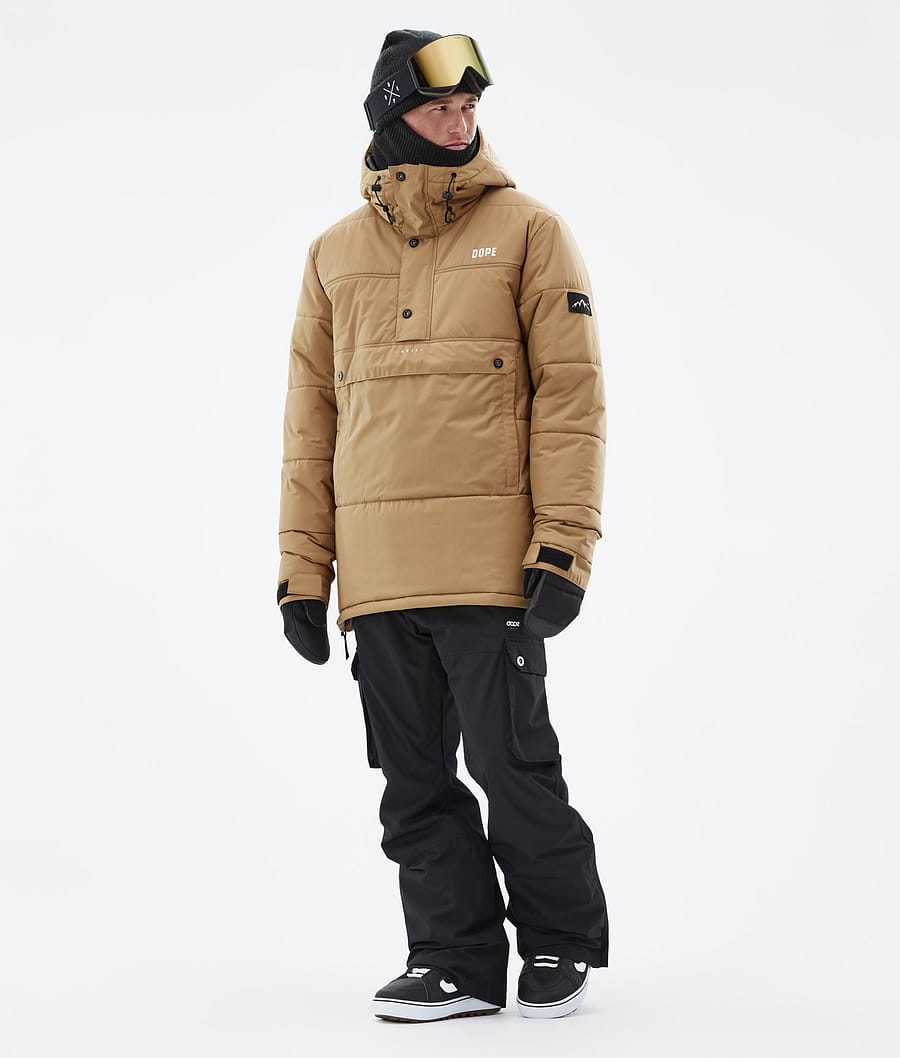 Chaqueta Snowboard Dope Puffer Hombre Doradas | 748-OBDGIR