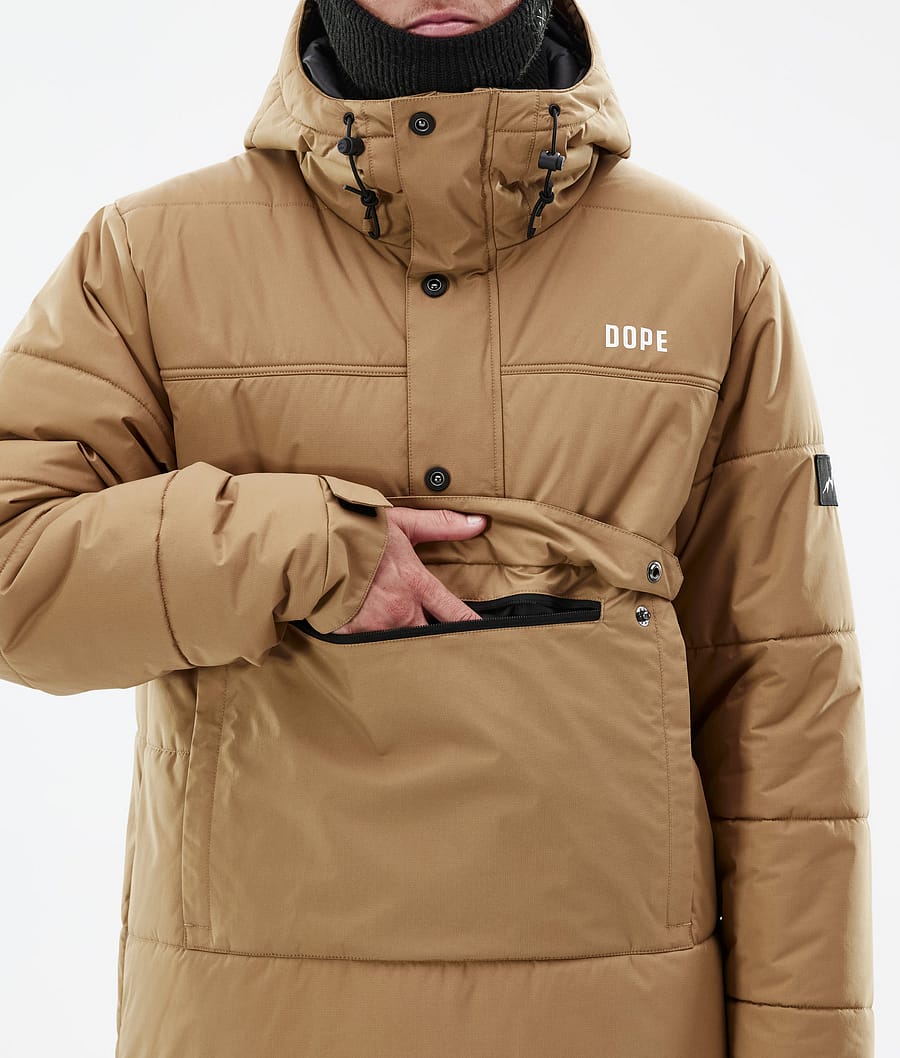 Chaqueta Snowboard Dope Puffer Hombre Doradas | 748-OBDGIR
