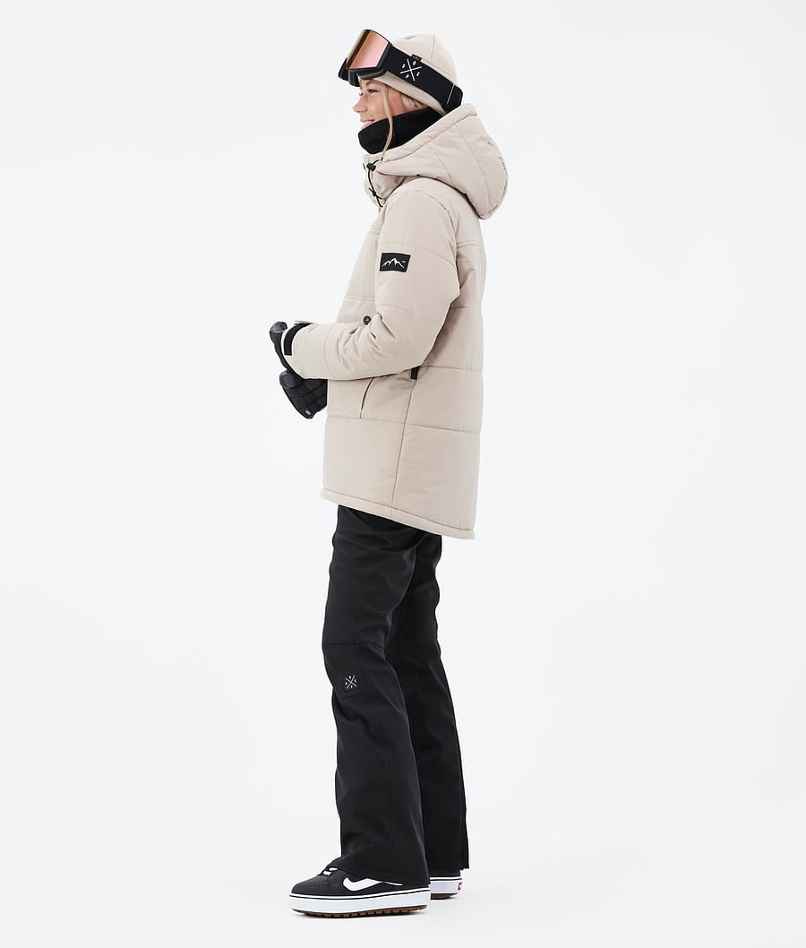 Chaqueta Snowboard Dope Puffer W Mujer Marrones | 865-RCPGSZ