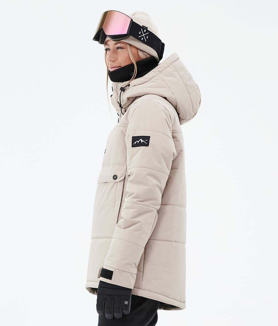 Chaqueta Snowboard Dope Puffer W Mujer Marrones | 865-RCPGSZ