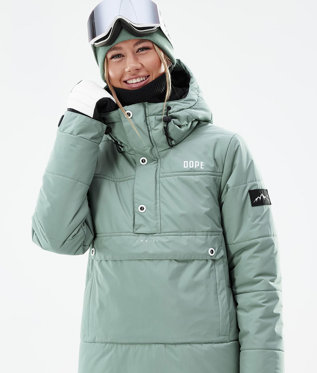Chaqueta Snowboard Dope Puffer W Mujer Verde | 175-WEPYRO