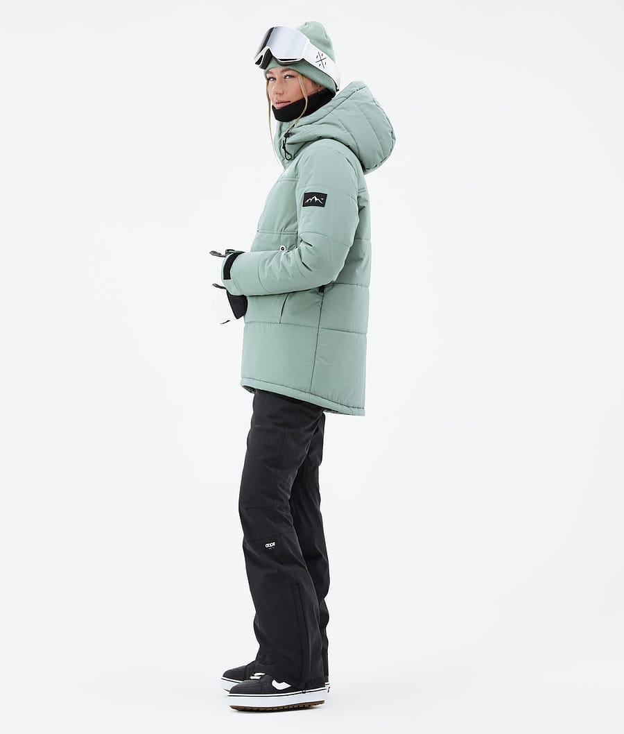Chaqueta Snowboard Dope Puffer W Mujer Verde | 175-WEPYRO