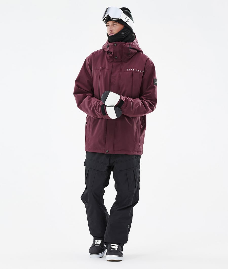 Chaqueta Snowboard Dope Ranger Hombre Burdeos | 153-ZCNJFR