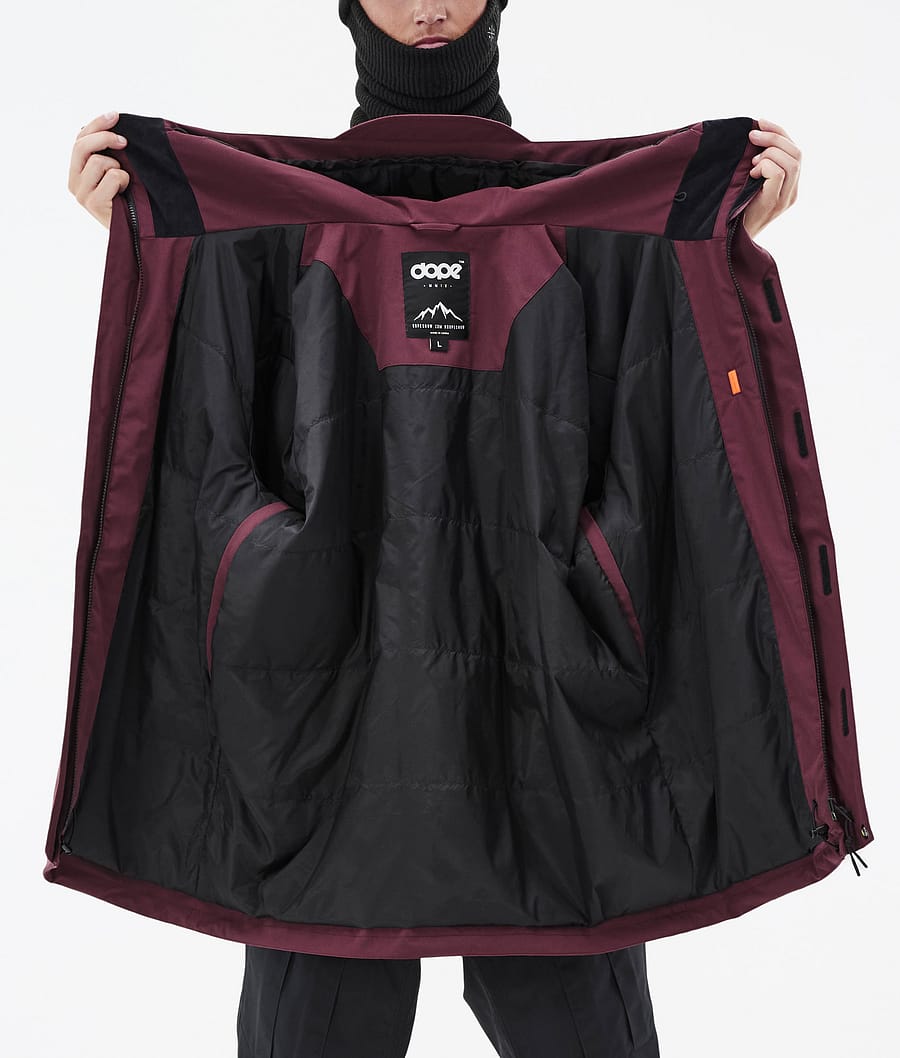 Chaqueta Snowboard Dope Ranger Hombre Burdeos | 153-ZCNJFR