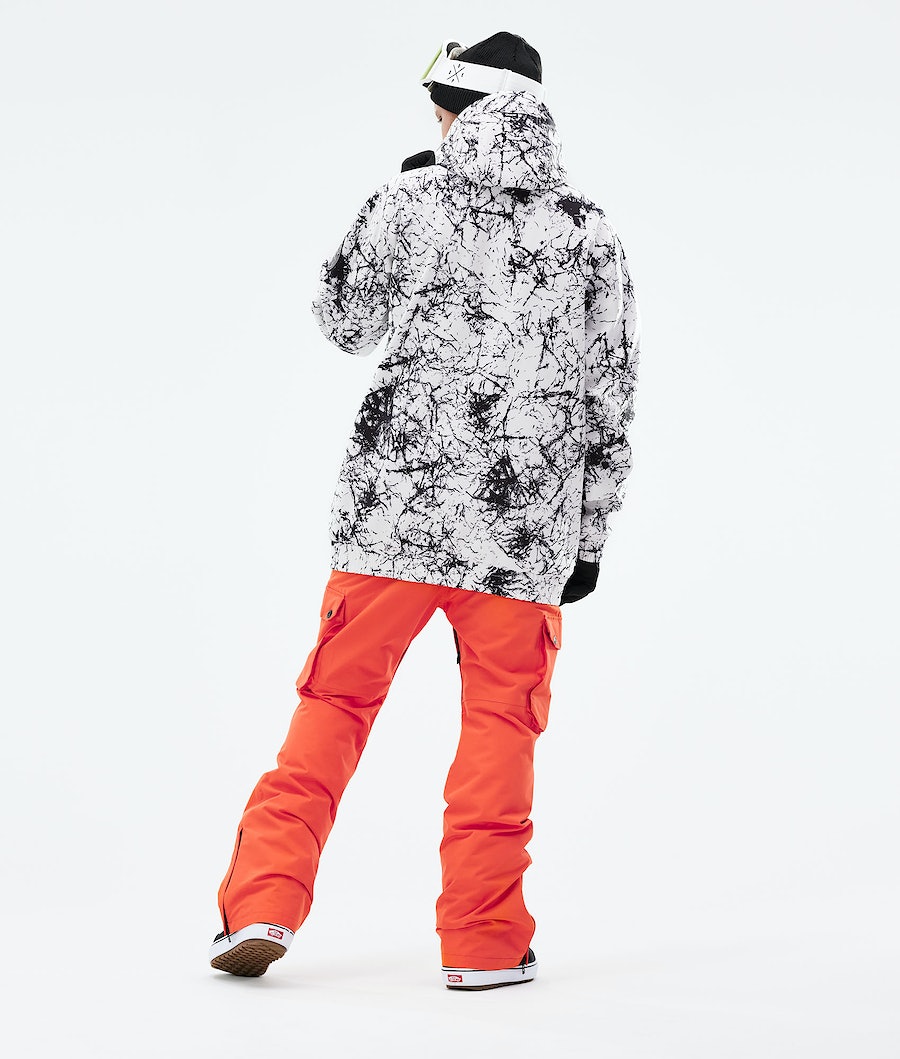 Chaqueta Snowboard Dope Wylie Hombre Blancas Negras | 671-JMQDVY