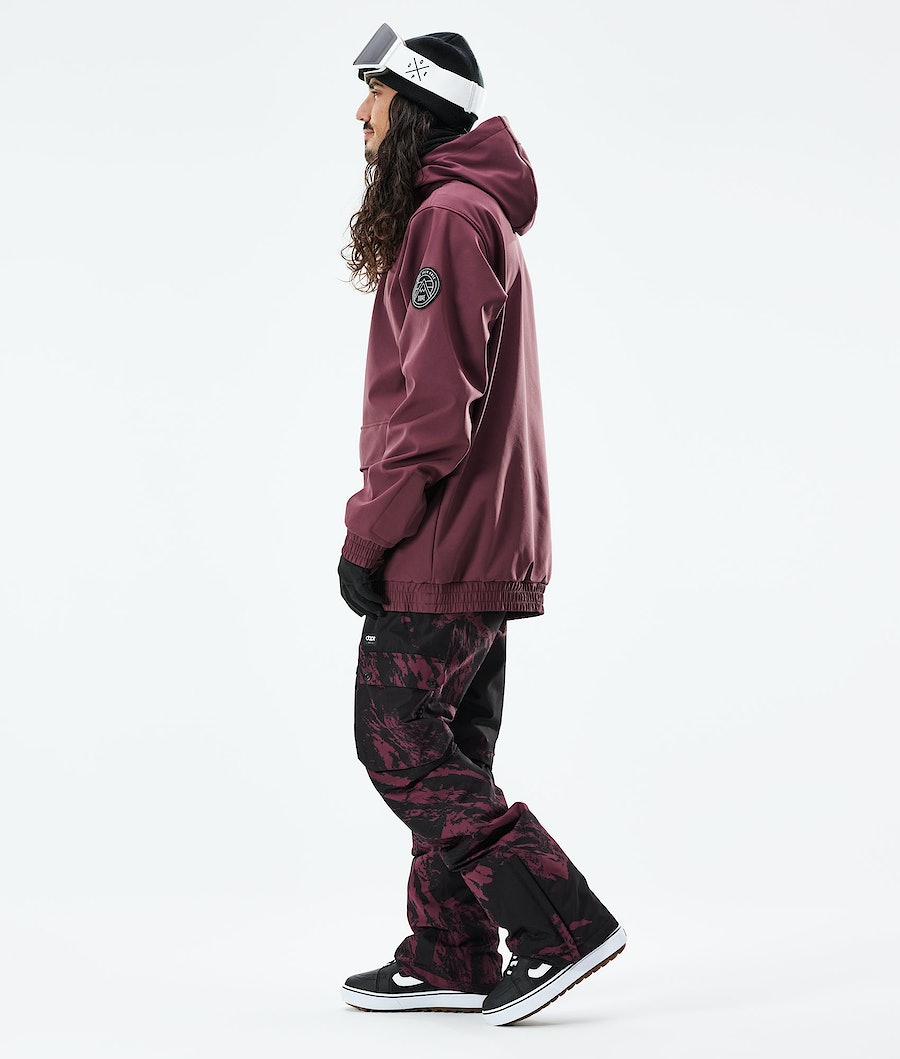 Chaqueta Snowboard Dope Wylie Hombre Burdeos | 378-LBFJIZ