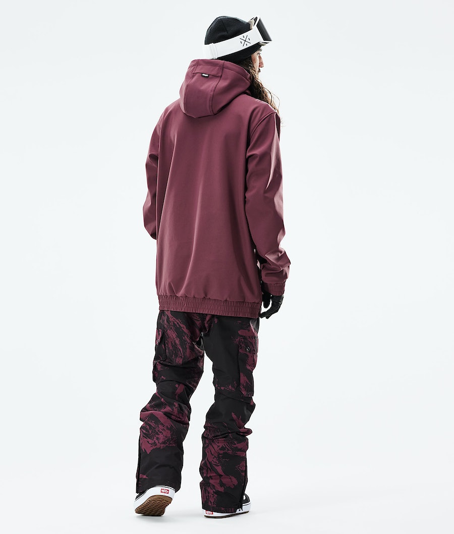 Chaqueta Snowboard Dope Wylie Hombre Burdeos | 378-LBFJIZ