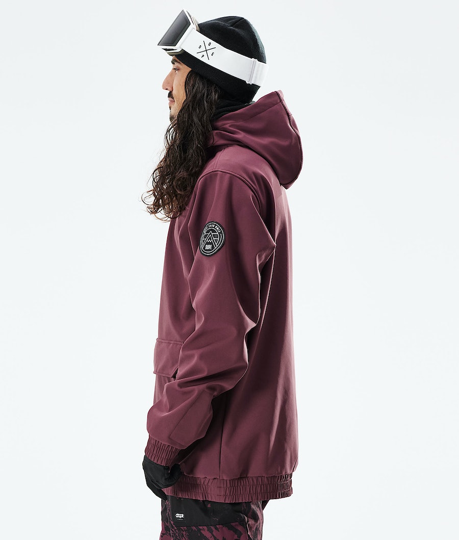 Chaqueta Snowboard Dope Wylie Hombre Burdeos | 378-LBFJIZ