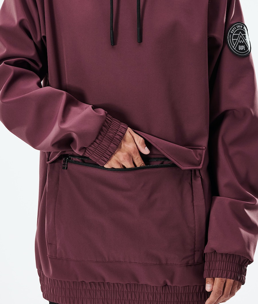 Chaqueta Snowboard Dope Wylie Hombre Burdeos | 378-LBFJIZ