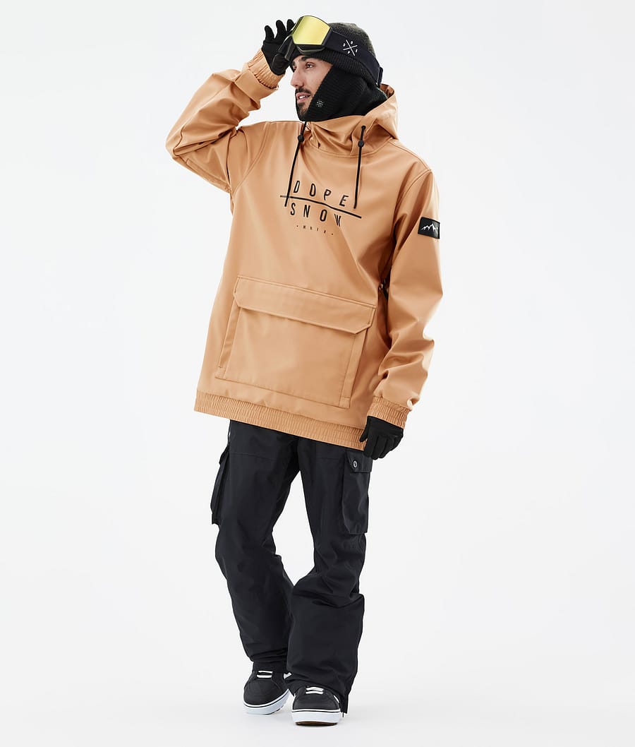 Chaqueta Snowboard Dope Wylie Hombre Kaki Amarillo | 785-KFYDNX