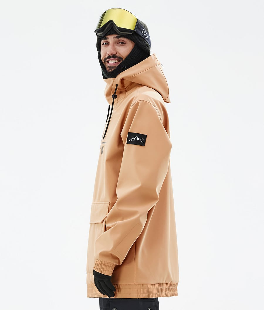 Chaqueta Snowboard Dope Wylie Hombre Kaki Amarillo | 785-KFYDNX