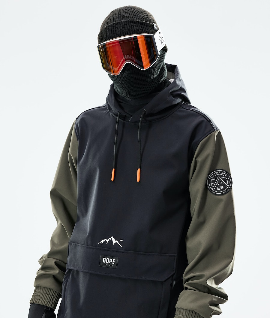 Chaqueta Snowboard Dope Wylie Hombre Negras Verde Oliva Verde | 469-HRPABV