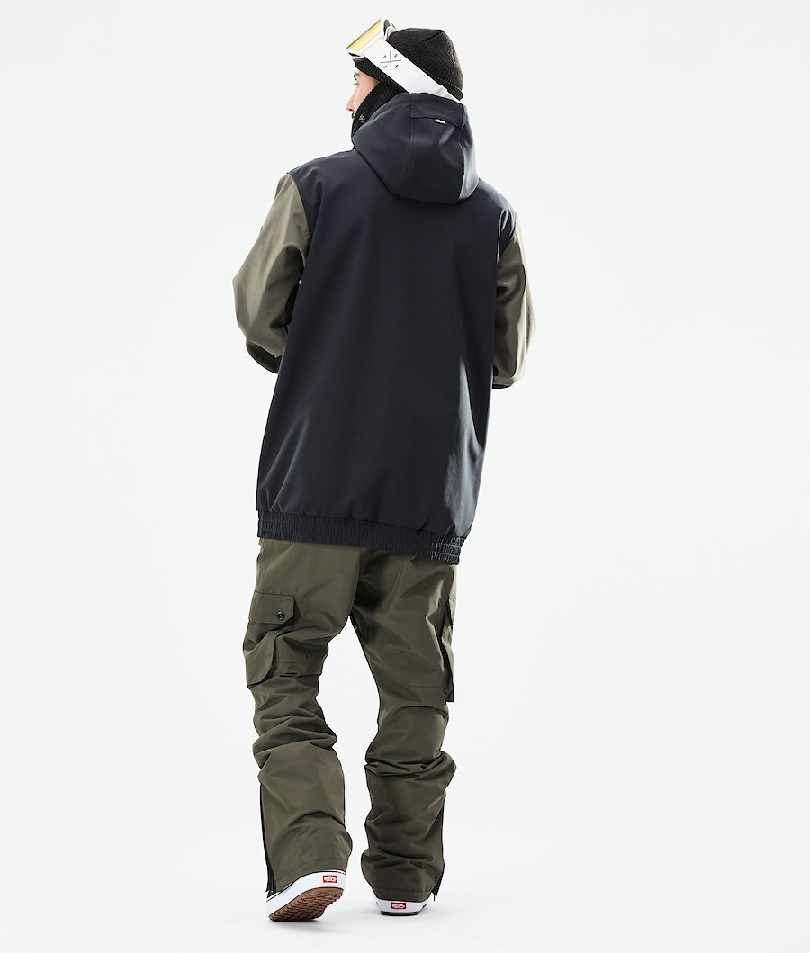 Chaqueta Snowboard Dope Wylie Hombre Negras Verde Oliva Verde | 469-HRPABV