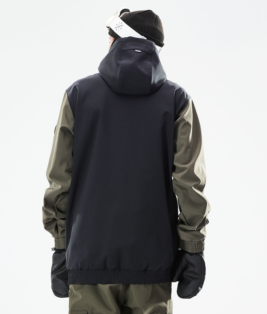 Chaqueta Snowboard Dope Wylie Hombre Negras Verde Oliva Verde | 469-HRPABV