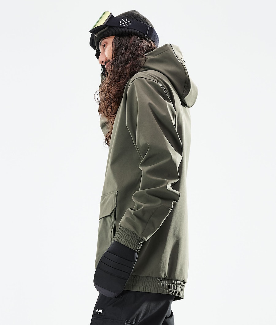 Chaqueta Snowboard Dope Wylie Hombre Verde Oliva Verde | 047-IAYBJR