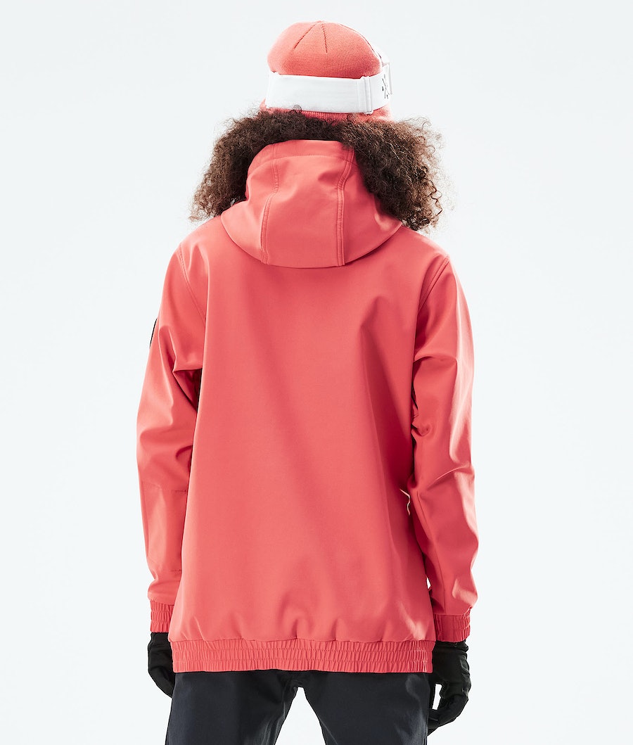 Chaqueta Snowboard Dope Wylie Mujer Coral | 249-LTNBPI