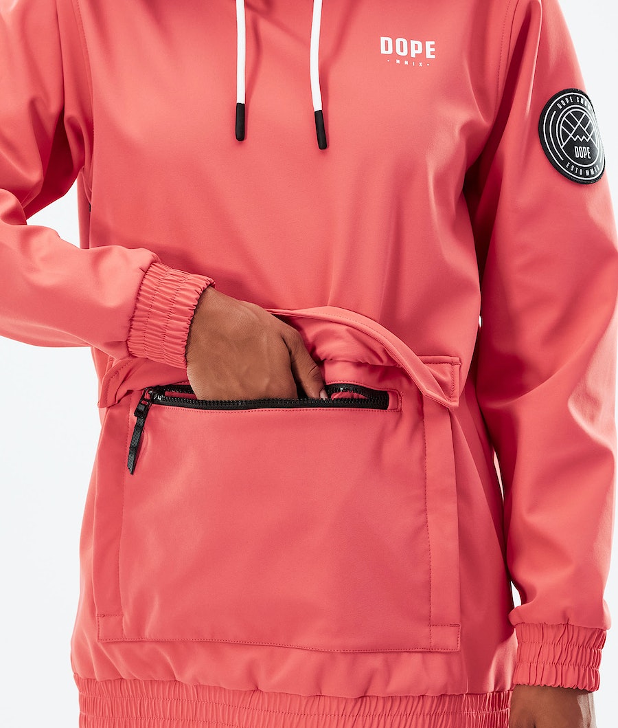 Chaqueta Snowboard Dope Wylie Mujer Coral | 249-LTNBPI