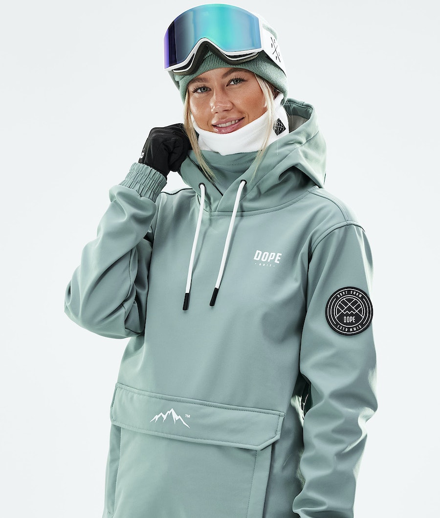 Chaqueta Snowboard Dope Wylie Mujer Verde | 450-YOKHCU