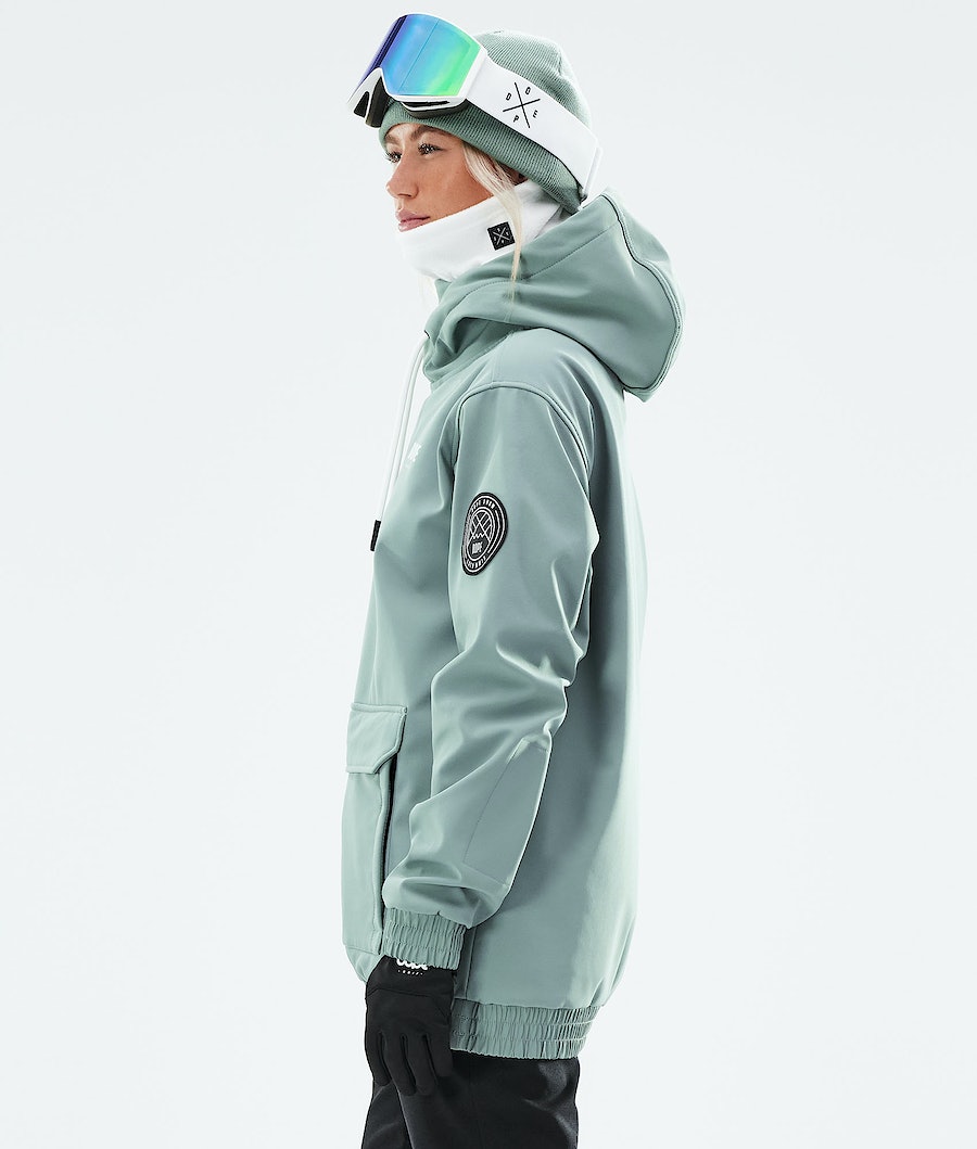 Chaqueta Snowboard Dope Wylie Mujer Verde | 450-YOKHCU
