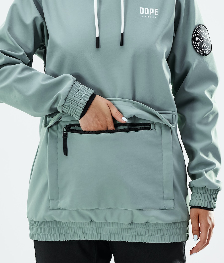 Chaqueta Snowboard Dope Wylie Mujer Verde | 450-YOKHCU