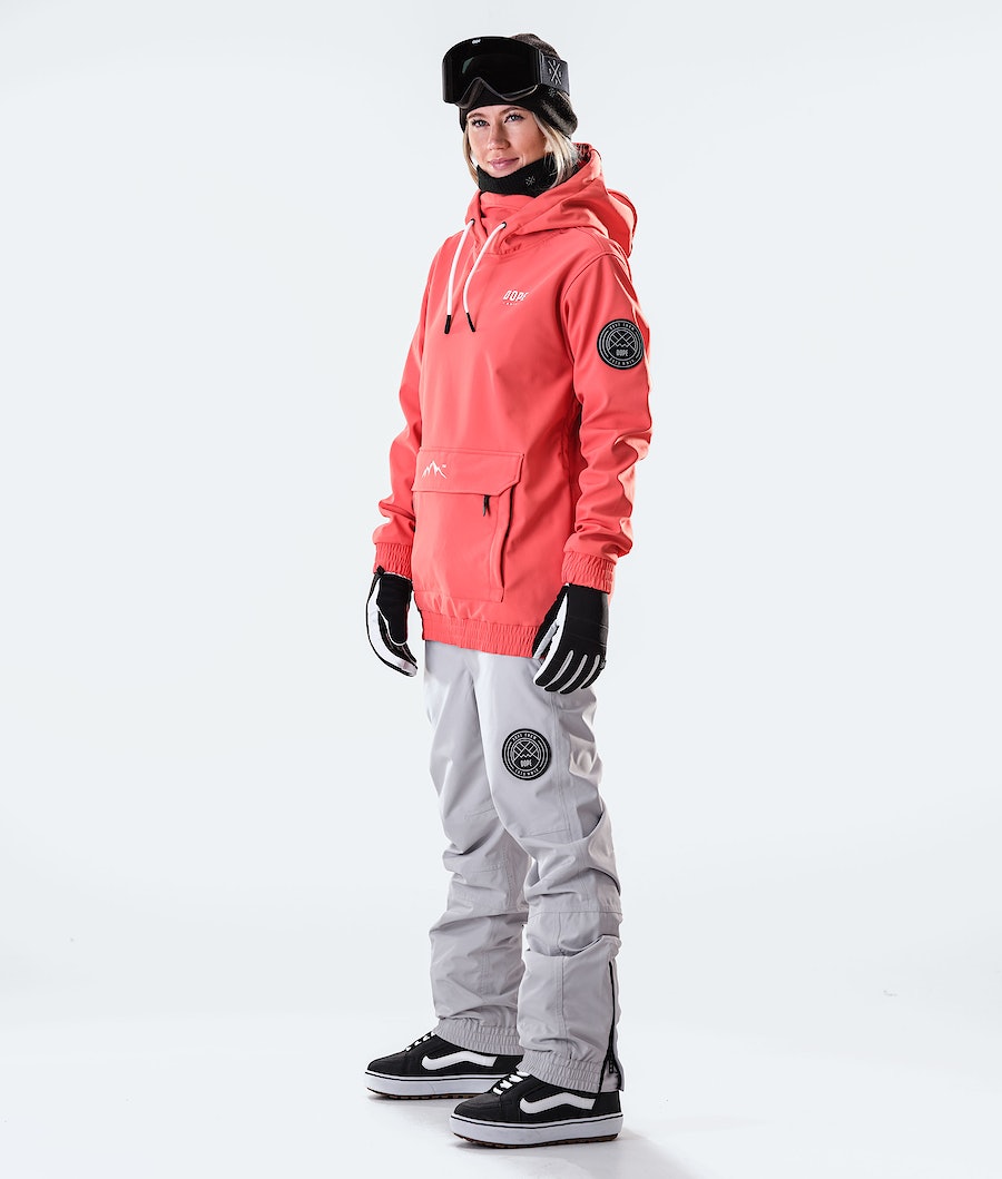 Chaqueta Snowboard Dope Wylie W 10k Mujer Coral | 014-QBIDFZ