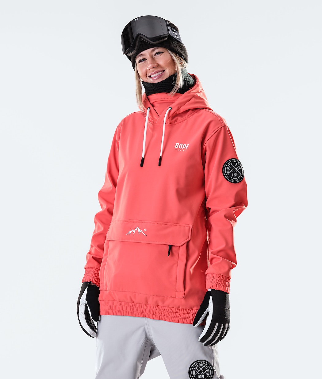 Chaqueta Snowboard Dope Wylie W 10k Mujer Coral | 014-QBIDFZ