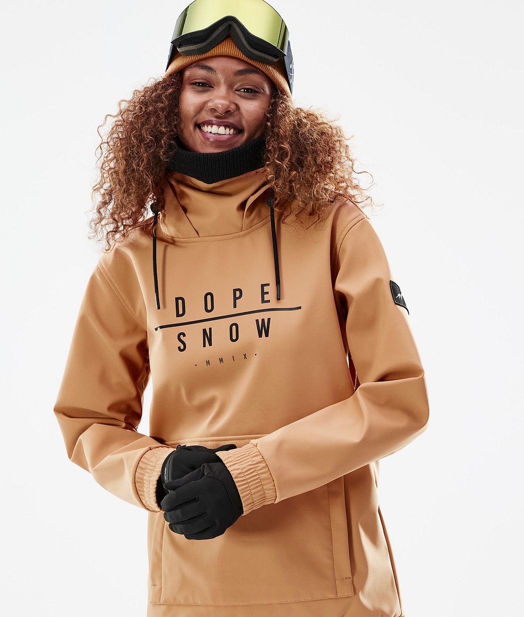 Chaqueta Snowboard Dope Wylie W Mujer Kaki Amarillo | 631-CDQERO