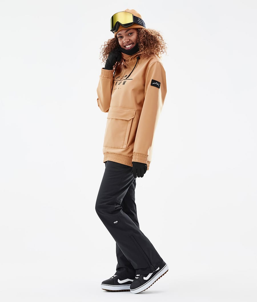 Chaqueta Snowboard Dope Wylie W Mujer Kaki Amarillo | 631-CDQERO