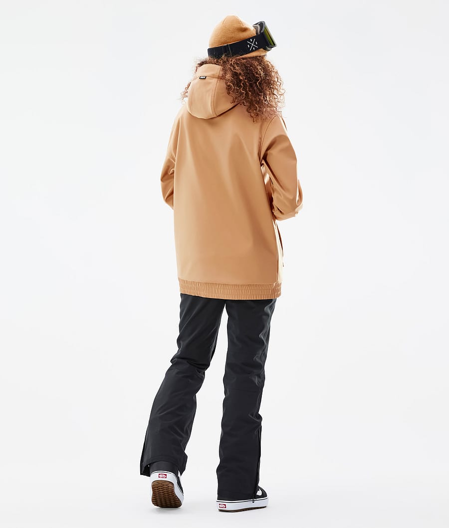 Chaqueta Snowboard Dope Wylie W Mujer Kaki Amarillo | 631-CDQERO