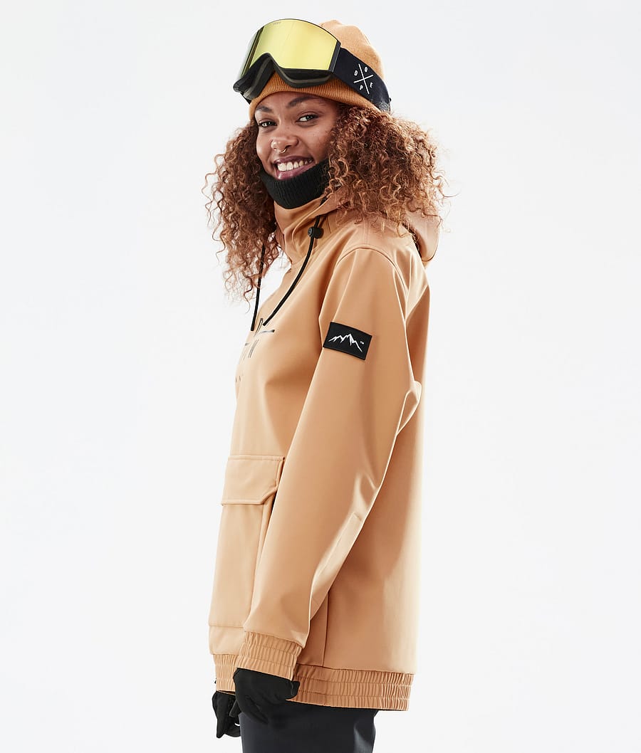 Chaqueta Snowboard Dope Wylie W Mujer Kaki Amarillo | 631-CDQERO