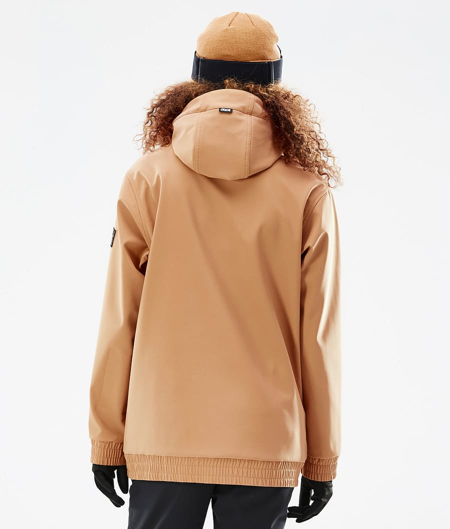 Chaqueta Snowboard Dope Wylie W Mujer Kaki Amarillo | 631-CDQERO