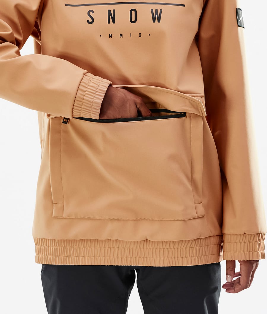 Chaqueta Snowboard Dope Wylie W Mujer Kaki Amarillo | 631-CDQERO